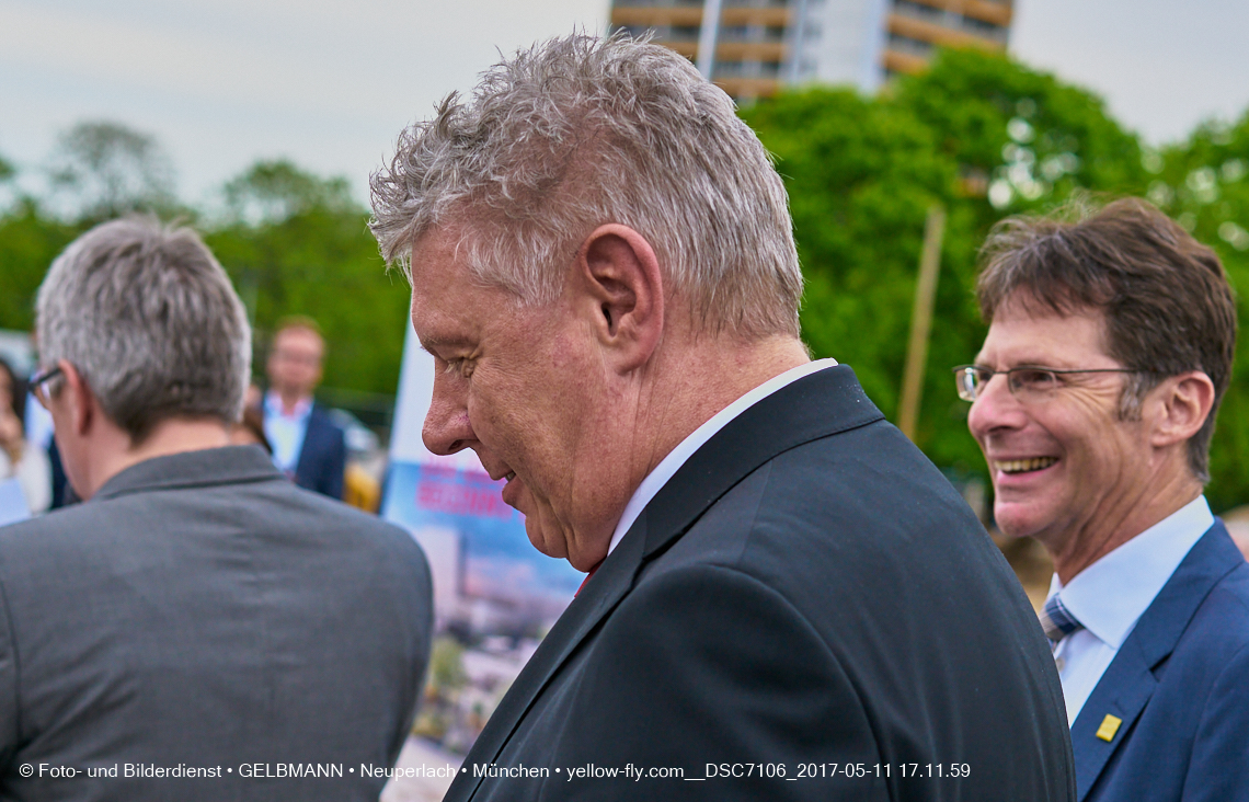 11. Mai 2017 - Grundsteinlegung für die LOGE und dem Kulturquadrat in Neuperlach